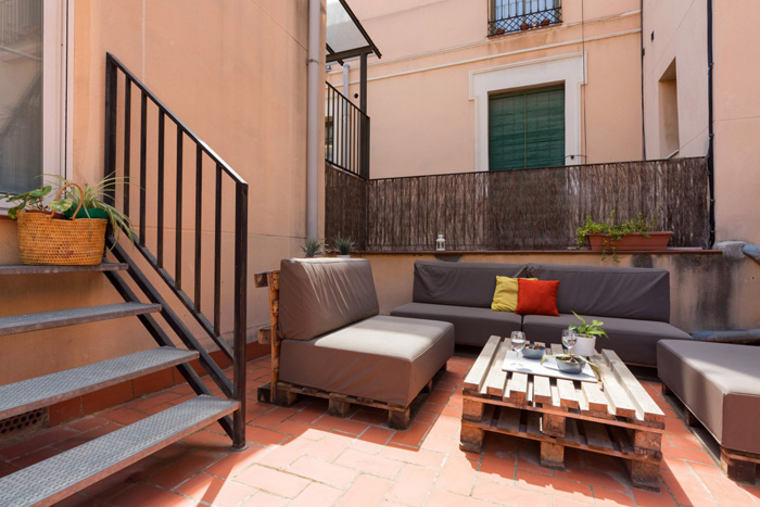 management of rental apartment restyling terrace after